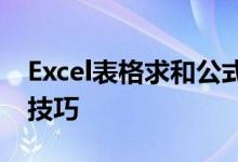 Excel表格求和公式使用指南：轻松掌握求和技巧