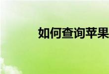 如何查询苹果设备的激活时间？