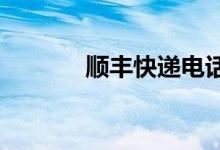 顺丰快递电话号码查询与解析