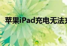 苹果iPad充电无法充入，解决方法大解析！