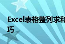 Excel表格整列求和：轻松实现数据汇总的技巧